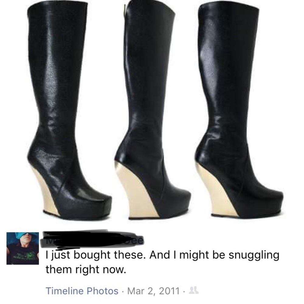 Fluevog LA Heights Melrose w/ ✨GOLD✨ heel EUC
